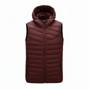 Veste matelassée pour homme avec logo personnalisé imprimé, veste matelassée de haute qualité sur mesure pour adultes, service OEM pour hommes - Product Image 4