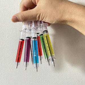 Wholesale Syringe Plastic Ballpoint <strong>Pen</strong> Hospital Medical Nurse Doctor Gift 1.0mm Custom Logo <strong>Multi</strong> <strong>Color</strong> Promotional <strong>Pen</strong> - Product Image 1