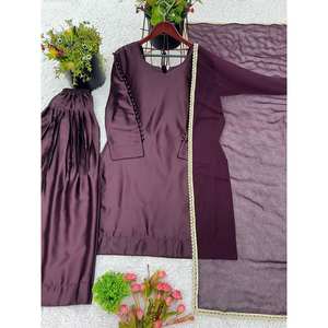 Ensemble haut-bas pour femme taille XL élégant et élégant avec belle Dupatta pour tenue de fête - Product Image 1