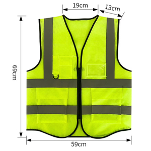 Chaleco de Seguridad de Alta Visibilidad ANSI Clase 2 de ZOHSUB POWER INDUSTRY, con Luz LED Intermitente, Impermeable, Ligero, con Logotipo Personalizado para el Trabajo - Product Image 2