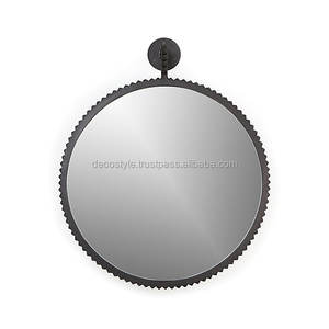 <b>Round</b> Gold Wall Hanging <b>Mirror</b> - Product Image 6