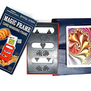Truco de Magia: Marco Mágico para Cartas, Ilusión de Aparición y Desaparición de Cartas Deluxe - Product Image 1