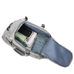 Bolsa de Gimnasio de Nailon Ligera de Gran Capacidad con Logotipo Personalizado de Fábrica, Bolsa de Viaje Unisex con Cremallera, Portátil, Impermeable y Moderna - Product Image 4