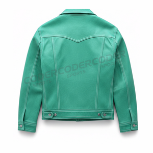 Veste en cuir personnalisée à la mode, vêtements décontractés, vestes en cuir de haute qualité pour hommes, prix de gros, veste en cuir pour hommes, Pakistan - Product Image 2