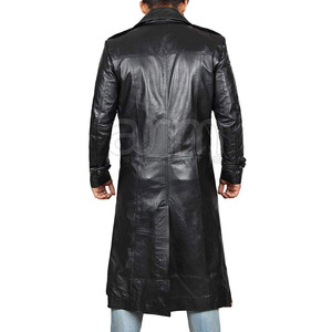 Winter Wear <b>Long</b> Sleeves Men Leather <b>Long</b> <b>Coat</b> New Arrival Best Price Men Leather <b>Long</b> <b>Coat</b> - Product Image 2