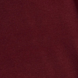 Conjunto de camiseta y pantalones cortos de cuello redondo color granate para hombre, de color sólido, informal, de punto, de algodón, para verano. - Product Image 6
