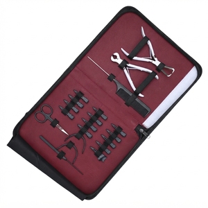 Kit d'outils professionnels pour extensions de cheveux à micro-anneaux, pince à sertir les perles, outil de suppression, outil de pressage pour extensions à bandes, coupe-adhésif, crochet et boucle - Product Image 3