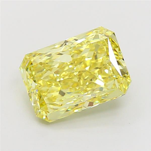 Elegant yellow <b>cushion</b> cut loose diamond gemstone certified radiant sparkle luxury fine jewelry for engagement and investment - Product Image 3