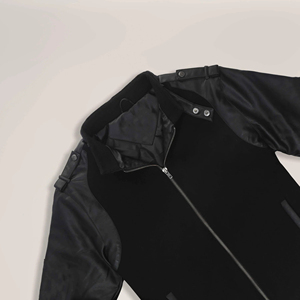 Chaqueta Varsity con Logotipo Personalizado OEM/ODM, Chaquetas Varsity de Lana para Hombre al por Mayor, Chaqueta Letterman con Mangas de Cuero - Product Image 6