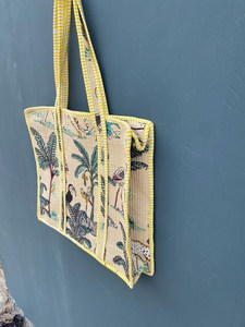 Sac fourre-tout en coton personnalisé pour femmes, couleur unie, multicolore, fermeture éclair durable, tendance, léger, plage, voyage, hiver, été - Product Image 2