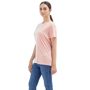 Camiseta Personalizada para Mujer al por Mayor, Fabricante de Camisetas Lisas de Color Rosa para Mujer - Product Image 2