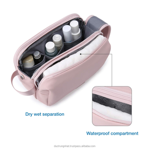 Custom Cosmetic <b>Pouch</b> Travel Storage Makeup Bag OEM ODM Private Label from Vietnam Manufacturer - Product Image 2