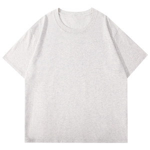 T-shirt homme été, coupe ample, manches courtes, couleur unie, coton lourd 320G, broderie personnalisée avec logo OEM, design imprimé. - Product Image 6