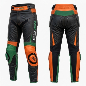 Pantalon de moto en cuir véritable pour homme et femme, sur mesure, pour la course sur circuit - Product Image 6