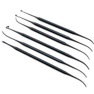 Varady Phlebectomy Extractors Set 6 Pcs Steel Skin <b>Hooks</b> <b>Plastic</b> Surgery Instrument CE Certified Class I - Product Image 1