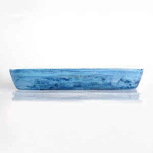 Venta al por mayor 2024 Nodic rectángulo redondo cuadrado resina bandeja lujo hogar Decoración tocador bandeja - Product Image 1