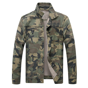 Chemise-veste en coton camouflage pour homme, col rabattu, style décontracté automne, tissu respirant, coupe classique - Product Image 1