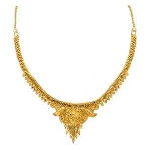 Wholesale 14K 18K 24K Dye Gold Traditional Design Jewelry Set Forming Short Necklaces Brass Middle East Gold Fashion Jewelry Set - Product Image 4