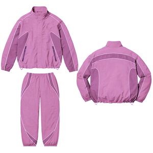 Survêtement streetwear pour homme, couleur unie, léger, en polyester et nylon, coupe-vent, tricot chaud, logo personnalisé, directement de l'usine - Product Image 1