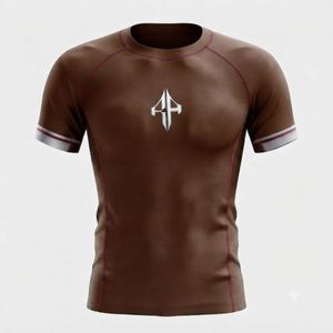 Nueva Camiseta Deportiva/MMA con Protección UV, Sublimada, Cuello Redondo, Material de Spandex/Poliéster, Calidad Premium para Hombre - Product Image 2