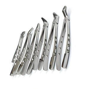 Kit de 6 pinces d'extraction dentaire atraumatiques, becs de préhension radiculaire, pinces chirurgicales pour dents, fournisseur en gros - Product Image 4