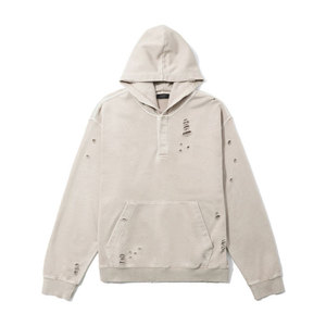 Sudaderas con Diseño Moderno y Efecto Desgastado, Material de Alta Calidad, Corte Holgado, Estilo Casual para Uso Diario - Product Image 1