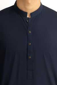 Plus Size <b>Men's</b> Classic Cotton Weaving <b>Kurta</b> Set Traditional Shalwar Kameez with Modern Design for Party Wear Special Occasions - Product Image 4