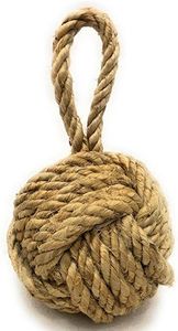 Jouet à mâcher pour chiot Knots Puppy, corde pour chien en chanvre naturel et coton, durable, interactif, pour l'entraînement en intérieur, utilisation quotidienne - Product Image 2