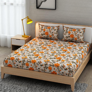 Elegante Ropa de Cama Inspirada en la Naturaleza 7D |   Tela con Sensación de Algodón Suave |   Sábana Premium con Estampado Digital |   Decoración de Dormitorio de 3 Piezas - Product Image 1