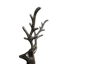Objeto Decorativo de Reno Artístico con Acabado Mate, Ideal para Estantes de Sala de Estar y para Regalos, Hecho en India - Product Image 3
