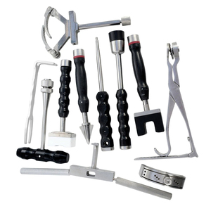 Juego de instrumentos quirúrgicos ortopédicos de 11 piezas, completamente nuevo, para cadera, rodilla, columna vertebral, tibia, fémur, reutilizable, de acero inoxidable. - Product Image 6