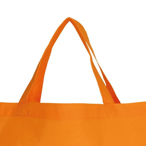 Medium Canvas Cotton Short Handle For Shopping <b>Bag</b> Simple Pattern Shoulder Handle Pocket Design Durable Fashion Youth - Product Image 4