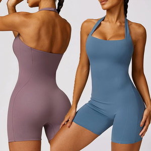 Combinaison de sport sur mesure de qualité supérieure pour femmes, respirante, ajustée, combinaison de sport moulante, combinaison de gym une pièce - Product Image 4