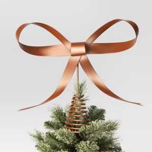 Décoration de Noël en métal en forme d'étoile pour le sommet de l'arbre, ornement traditionnel d'intérieur à suspendre - Product Image 2