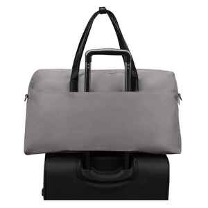 Sac de voyage en polyester et nylon imperméable avec impression de logo personnalisé, sac de sport avec poignée en cuir pour hommes et femmes - Product Image 1