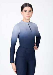 Haut de base pour enfant pour l'équitation, en tissu doux, respirant, coupe élégante, idéal pour l'entraînement, confortable - Product Image 4