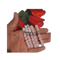 Bracelet de mode en cristal de quartz rose fait à la main pour les femmes bracelets élégants directement de l'exportation de bijoux de l'Inde
