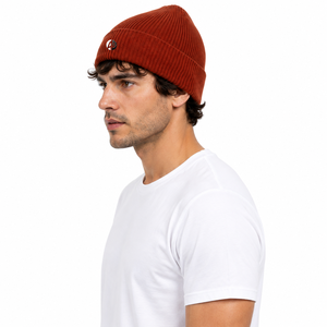 Gorro de punto para hombre con tejido cálido y cómodo, ajuste flexible, cobertura cálida y textura suave acanalada para viajes y uso al aire libre. - Product Image 2