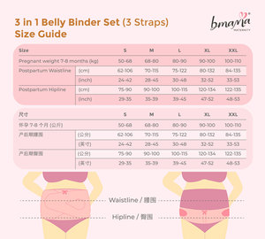 Bmama Postpartum Abdominal Binder White Breathable Hook-and-Eye <b>Tummy</b> <b>Control</b> Shapewear for Women Medium Support - Product Image 2