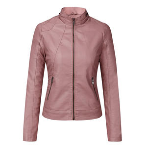 Chaquetas de Cuero Genuino para Mujer, Diseño y Color Personalizables, Chaquetas de Cuero para Mujer Adulta - Product Image 1