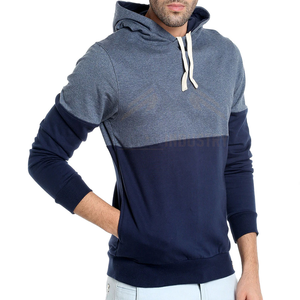 เสื้อสเวตเชิ้ตมีฮู้ดบล็อกสีสำหรับผู้ชายเสื้อสวมหัวแขนยาวลำลอง - Product Image 1
