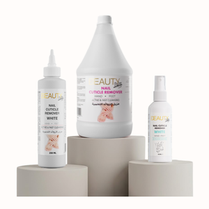 น้ำยาล้างหนังกำพร้าบิวตี้ ปาล์ม สีขาว สำหรับทำความสะอาดเล็บอย่างรวดเร็วและล้ำลึก เพื่อการดูแลเล็บ - Product Image 1