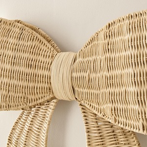 Décoration murale en rotin écologique, best-seller en gros, décoration de chambre d'enfant, art mural en rotin naturel fait main pour chambre d'enfant - Product Image 3