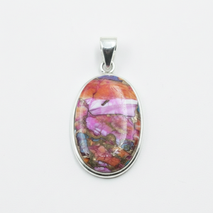 Oyster Copper Turquoise 925 Sterling Silver Pendant Oval Handmade Jewelry Rose Gold Yellow Gold Plated Necklace <b>Gift</b> Women <b>Her</b> - Product Image 6