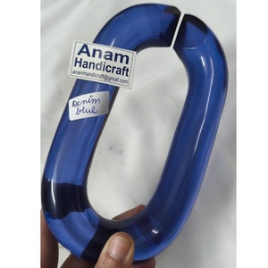 Customized Modern Acrylic Chain Wall Accents Handmade Modern <b>Ornamental</b> Resin Hanging for Home Decor Diwali Festival Ready - Product Image 1