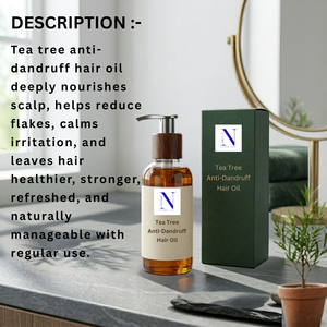 Nikole Kozmetics Aceite de Árbol de Té y Coco Anticaspa, Nutritivo para el Cuero Cabelludo, Estimula el Crecimiento del Cabello, para Cuero Cabelludo Seco/Con Picazón, OEM/ODM/Marca Privada - Product Image 4