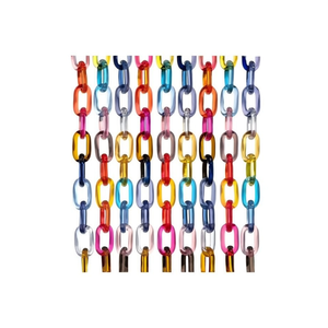 Escultura Moderna de Lujo para el Hogar, Diseño Abstracto de Acrílico con Eslabones de Cadena, para Mesa de Centro de Sala de Estar, Adorno Artístico Tallado a Mano - Product Image 2