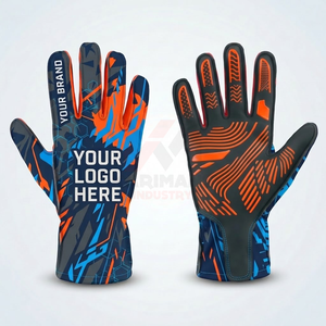Guantes de Simulación de Carreras con Costuras Exteriores Personalizadas, Fabricante OEM, Producción de Fábrica para Minoristas y Distribuidores de Karting - Product Image 1