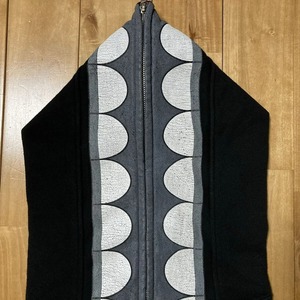 Sweat-shirt à capuche zippé oversize noir unisexe, style streetwear décontracté, en molleton uni, manches classiques, 100% coton, tricoté pour le printemps - Product Image 6