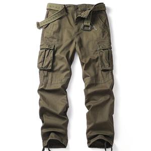 Pantalon Cargo Homme de Haute Qualité en Gros, Pantalon de Travail Décontracté à Jambes Larges, Pantalon Cargo Sportif avec Taille Élastique et Style Taille Basse - Product Image 2